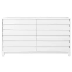 Eco Pine Wood Channeled Drawer Dresser-Kirkland's Home Clearance
