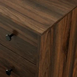 Eden Dark Walnut Tapered Legs Dresser-Kirkland's Home Clearance