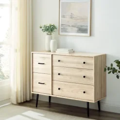 Eden Light Birch Tapered Legs Dresser-Kirkland's Home Flash Sale