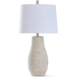 Egg Shell Woven Rope Table Lamp-Kirkland's Home Online