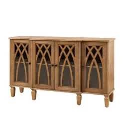 Eleanora Acorn Wood 4-Door Sideboard-Kirkland's Home Cheap