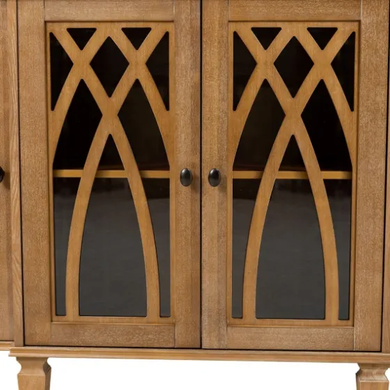 Eleanora Acorn Wood 4-Door Sideboard-Kirkland's Home Cheap