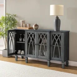 Eleanora Wood 4-Door Sideboard-Kirkland's Home Flash Sale