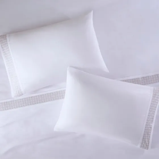 Elegant Geo Hem Microfiber 4-Pc. King Sheet Set-Kirkland's Home Flash Sale