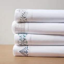 Elegant Geo Hem Microfiber 4-Pc. Full Sheet Set-Kirkland's Home Fashion
