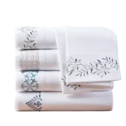 Elegant Geo Hem Microfiber 4-Pc. Full Sheet Set-Kirkland's Home Fashion