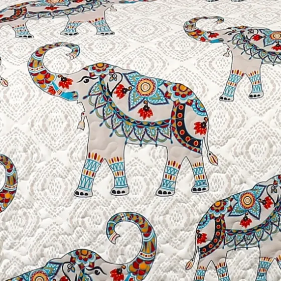 Elephant Sherpa Throw Blanket-Kirkland's Home Fashion