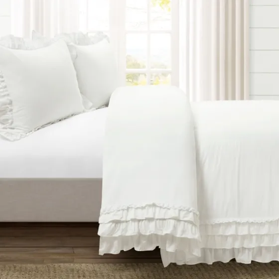 Ella Ruffle 3-Pc. Full/Queen Duvet Set-Kirkland's Home Best