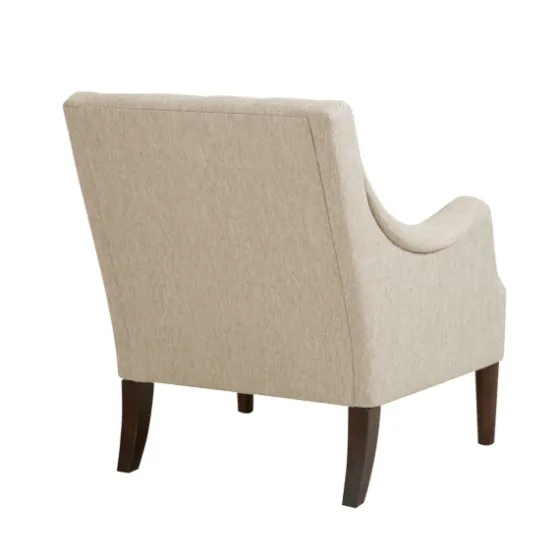 Elle Tufted Cream Accent Chair-Kirkland's Home Clearance