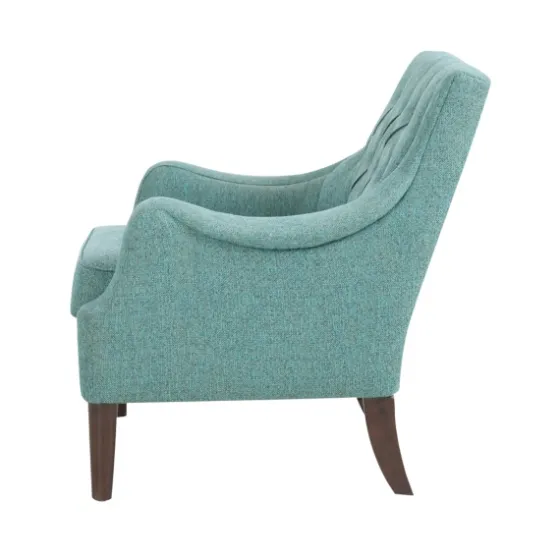 Elle Tufted Teal Accent Chair-Kirkland's Home Best Sale