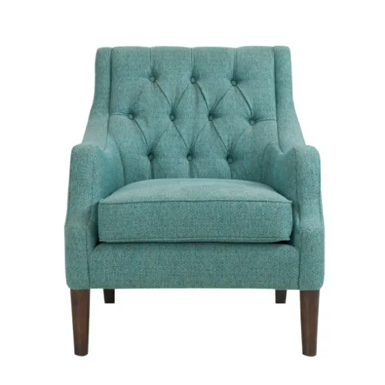 Elle Tufted Teal Accent Chair-Kirkland's Home Best Sale