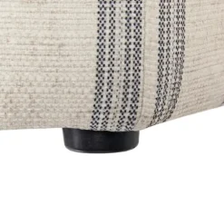 Ellen Stripe Martha Stewart Cocktail Ottoman-Kirkland's Home Fashion