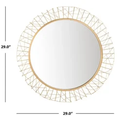 Elsie Gold Abstract Wall Mirror-Kirkland's Home Cheap
