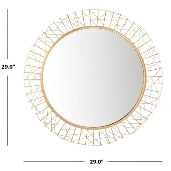 Elsie Gold Abstract Wall Mirror-Kirkland's Home Cheap