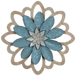 Embossed Metal Flower Wall Plaque-Kirkland's Home Cheap