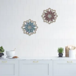 Embossed Metal Flower Wall Plaque-Kirkland's Home Cheap