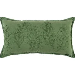 Embroidered Botanical Pillow-Kirkland's Home Discount