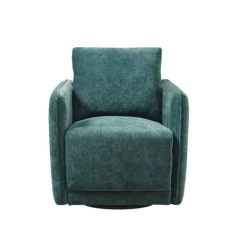 Emerald Textured Arm Swivel Accent Chair-Kirkland's Home Fashion