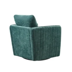 Emerald Textured Arm Swivel Accent Chair-Kirkland's Home Fashion