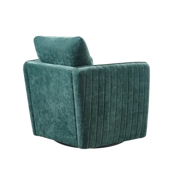 Emerald Textured Arm Swivel Accent Chair-Kirkland's Home Fashion