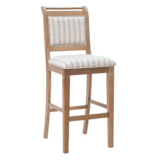 Emma Bar Stool With Nailhead Trim-Kirkland's Home Flash Sale