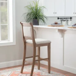 Emma Bar Stool With Nailhead Trim-Kirkland's Home Flash Sale