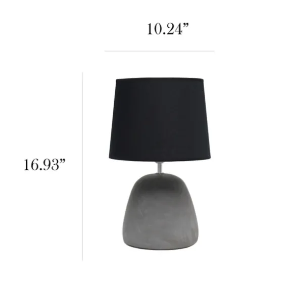 Emma Concrete Table Lamp With Shade-Kirkland's Home Shop