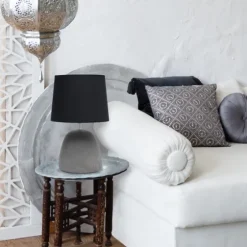 Emma Concrete Table Lamp With Shade-Kirkland's Home Shop