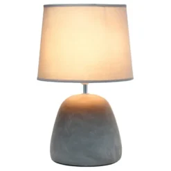 Emma Concrete Table Lamp With Shade-Kirkland's Home Outlet