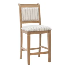 Emma Gray Counter Stool With Nailhead Trim-Kirkland's Home Store