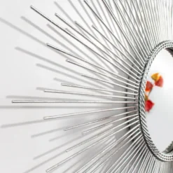 Emme Silver Sunburst Wall Mirror-Kirkland's Home Discount