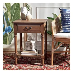 Emory Natural Single Drawer Accent Table-Kirkland's Home Store
