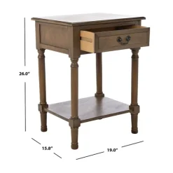 Emory Natural Single Drawer Accent Table-Kirkland's Home Store
