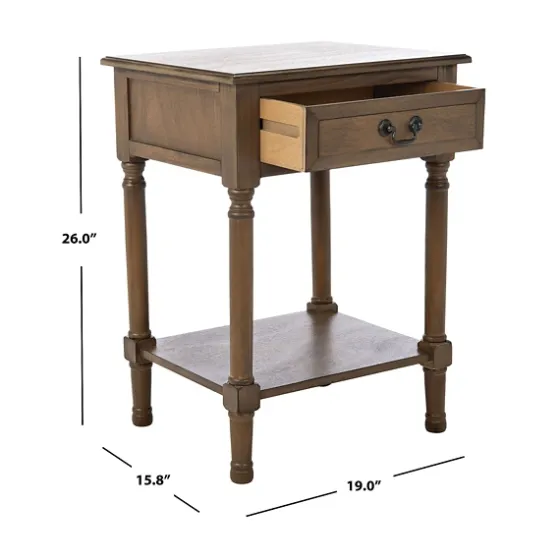 Emory Natural Single Drawer Accent Table-Kirkland's Home Store