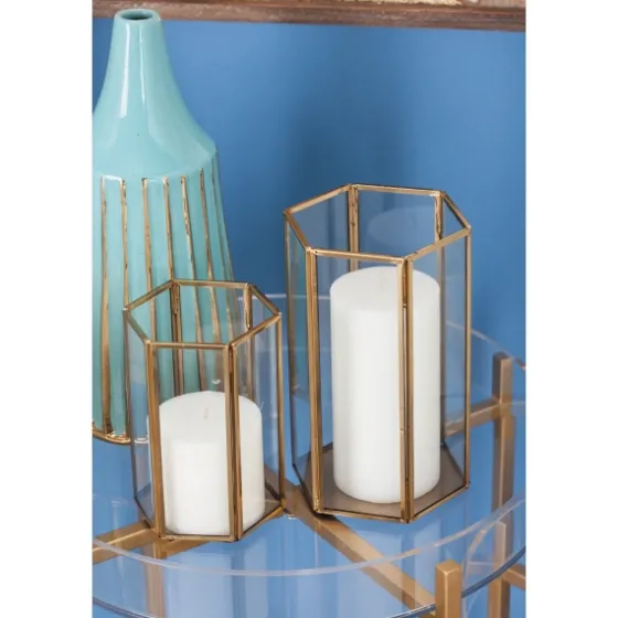 En Geometric 3-Pc. Decorative Lantern Set-Kirkland's Home Best Sale
