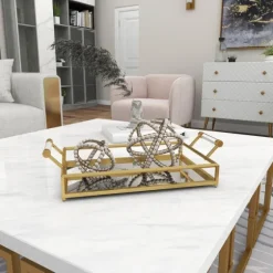 En Glammed Mirror Decorative Tray-Kirkland's Home Fashion