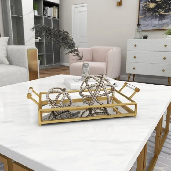 En Glammed Mirror Decorative Tray-Kirkland's Home Fashion