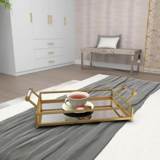 En Glammed Mirror Decorative Tray-Kirkland's Home Fashion