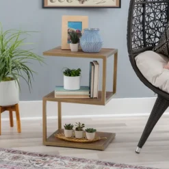 En Shelves S-Frame Accent Table-Kirkland's Home Fashion