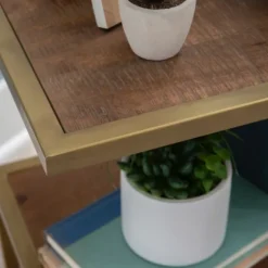 En Shelves S-Frame Accent Table-Kirkland's Home Fashion