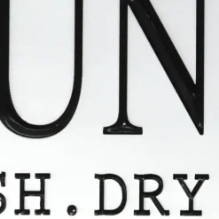 Enamel Laundry Wash Dry Fold Wall Plaque-Kirkland's Home Best