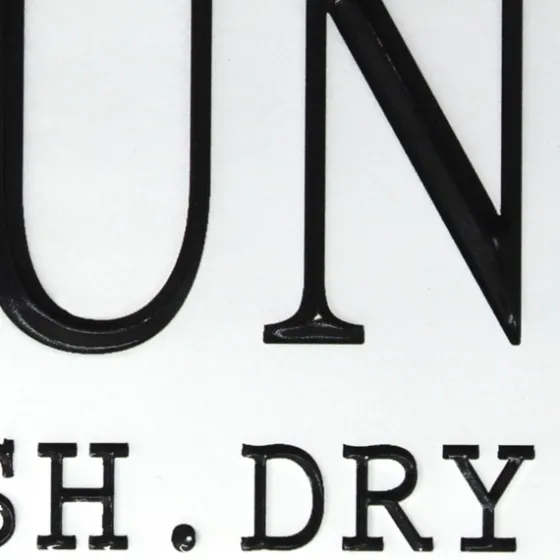 Enamel Laundry Wash Dry Fold Wall Plaque-Kirkland's Home Best