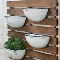 Enamel Pot Wall Planter-Kirkland's Home Discount