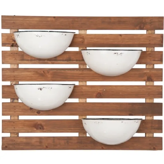 Enamel Pot Wall Planter-Kirkland's Home Discount