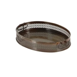 Engraved Metal Mandala Trays, Set Of 2-Kirkland's Home Online