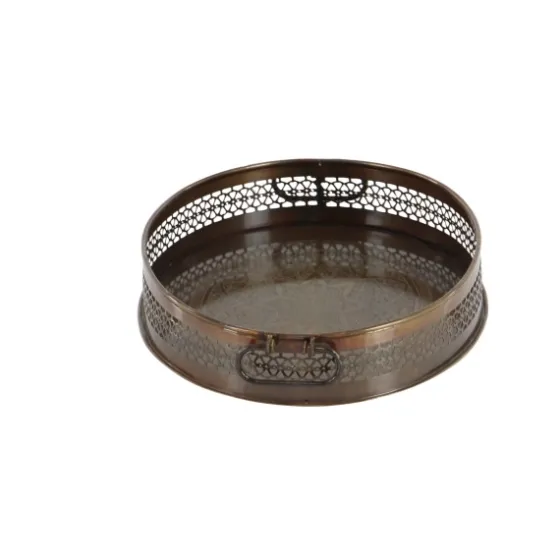 Engraved Metal Mandala Trays, Set Of 2-Kirkland's Home Online