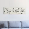 Enjoy The Little Things Canvas Art Print, 36X12-Kirkland's Home Cheap