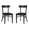 Espresso Curved Plank 2-Pc. Accent Chair Set-Kirkland's Home Sale