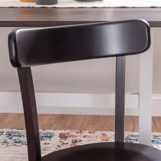 Espresso Curved Plank 2-Pc. Accent Chair Set-Kirkland's Home Sale