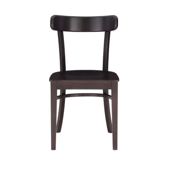 Espresso Curved Plank 2-Pc. Accent Chair Set-Kirkland's Home Sale